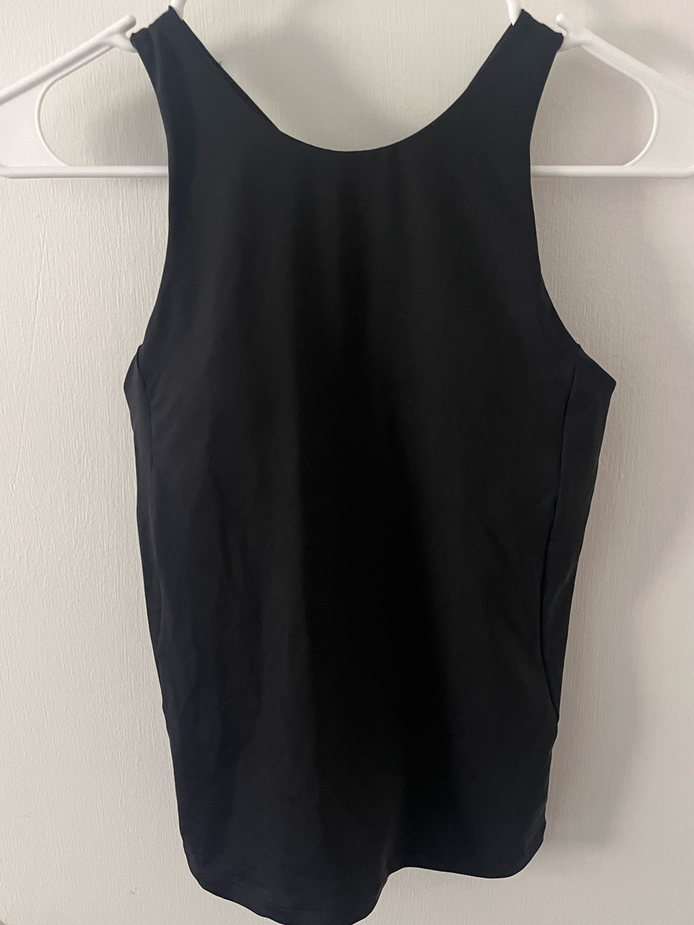 Athleta Lightning Support Top Black Performance Tank XS 511676